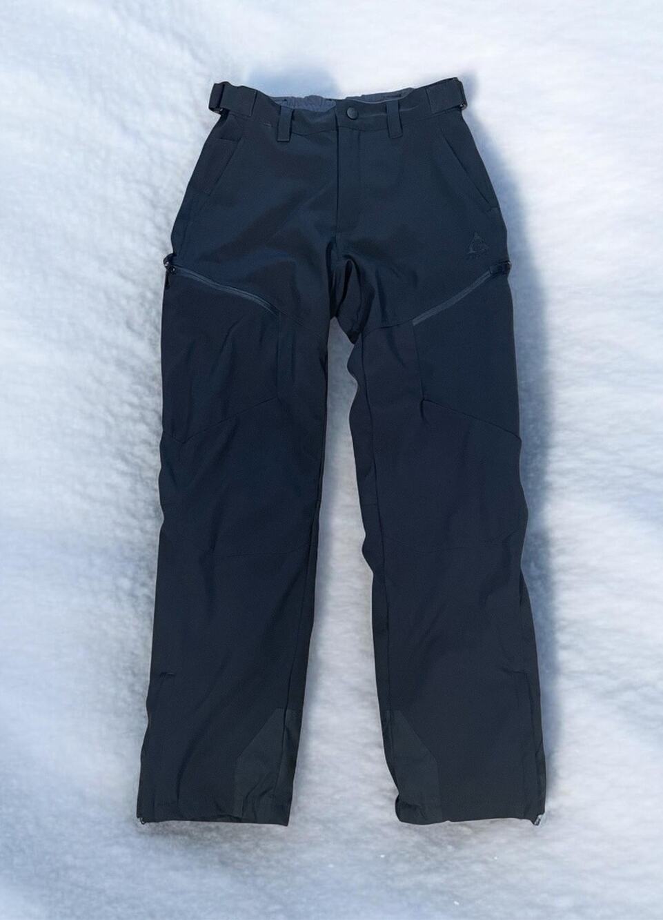 Gerry Men’s Size Small Snow-Tech Ski Pants Black Fleece Lined Stretch -Snowboard